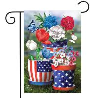 America In Bloom Garden Flag-BLG01514