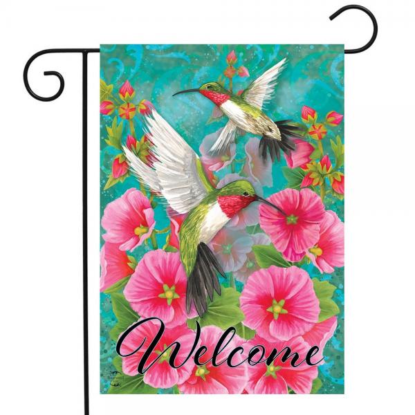 Hummingbird Dance Garden Flag