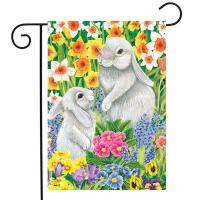 Spring Friends Bunnies Garden Flag-BLG01547