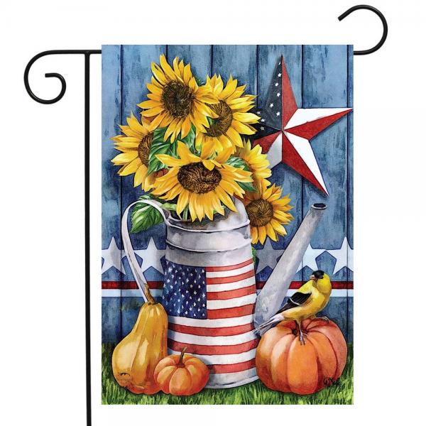 American Autumn Garden Flag