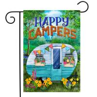 Spring Happy Campers Garden Flag-BLG01768