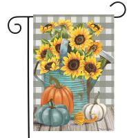 Sunflower Watering Can Garden Flag-BLG01839