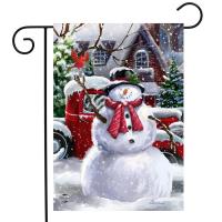 Snowfall Snowman Garden Flag-BLG01865