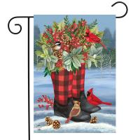 Winter Boots Garden Flag-BLG01878