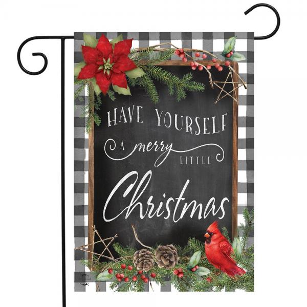 Merry Little Christmas Garden Flag