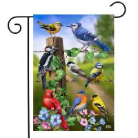 Country Birds Garden Flag-BLG01987