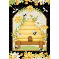 Home Sweet Hive Garden Flag-BLG02233