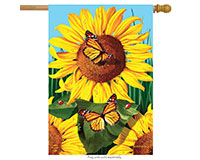 Sunflower Field House Flag-BLH00598