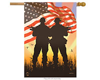 American Heroes House Flag-BLH00600