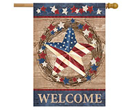 Americana Barnstar House Flag-BLH00777