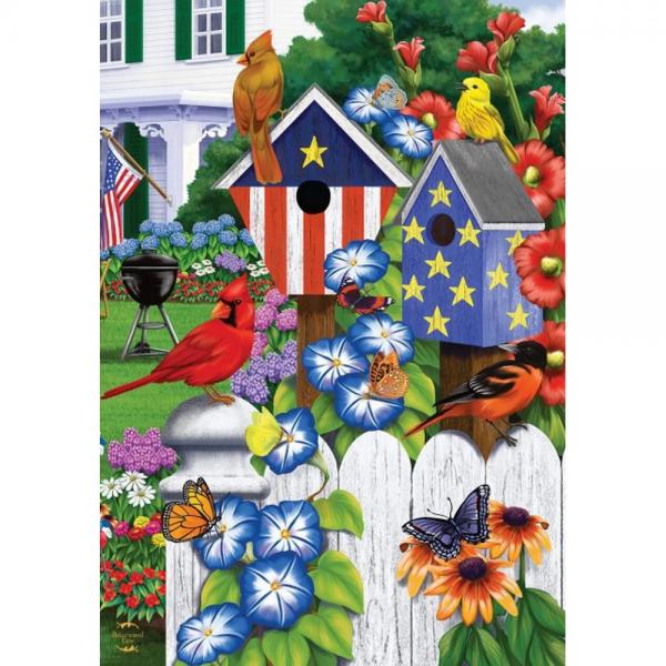 American Garden House Flag