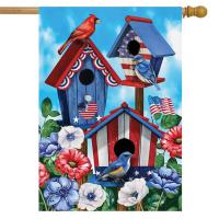 American Birdhouses House Flag-BLH01509