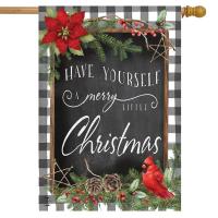 Merry Little Christmas House Flag-BLH01884