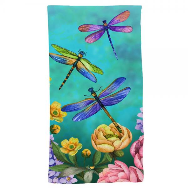 Drangonfly Garden Hand Towel