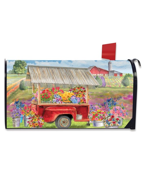 Spring Farm Mailbox Cover