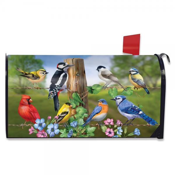 Country Birds Mailbox Cover