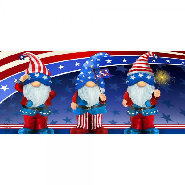 Patriotic Gnomes Mini Mat