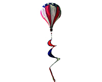 Deluxe Patriotic Hot Air Balloon Spinner-BLW00026