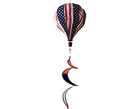 Deluxe Red, White, & Blue Hot Air Balloon Spinner-BLW00027
