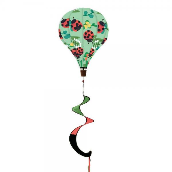 Deluxe Ladybug Hot Air Balloon Wind Twister