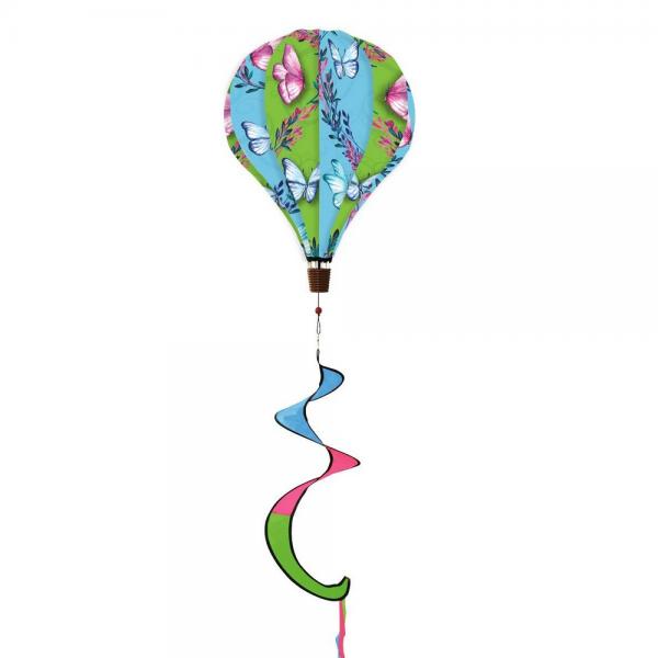 Deluxe Butterflies Hot Air Balloon Wind Twister