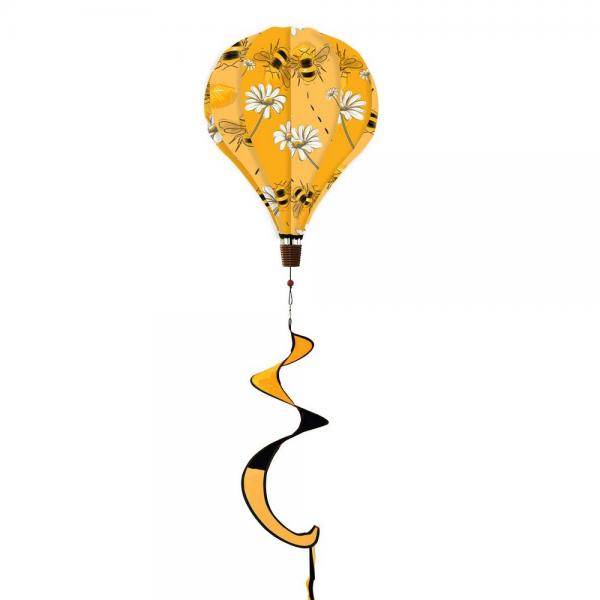 Deluxe Bumblebee Hot Air Balloon Wind Twister