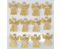 2 inch Argel Angel with Gold Dust Ornament-ANGEL0116