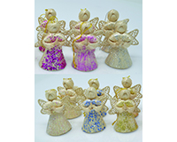 2 inch Assorted Colors Baby Angel Ornaments-ANGEL0126A