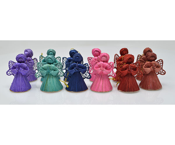 2 inch Assorted Colors Baby Angel Ornaments