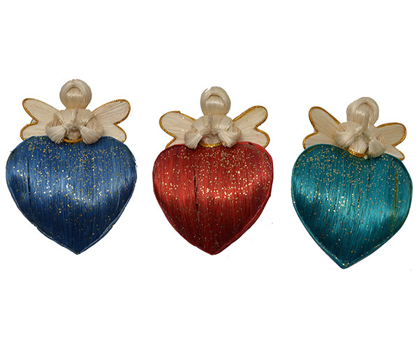 4.5 inch Heart Angel Assorted Colors
