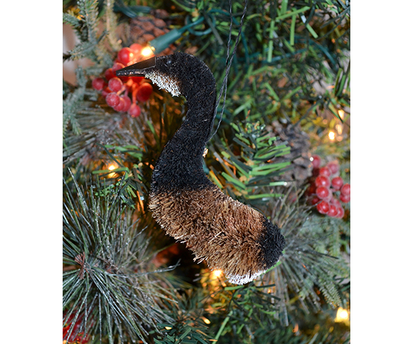 5 inch Goose Brushart Ornament