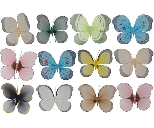 Brushart Nylon Butterfly Assortment