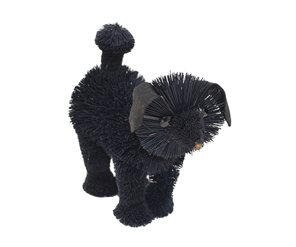 7 inch Brushart Poodle Black