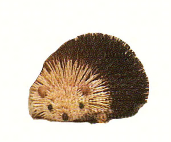 6 inch Brushart Hedgehog Brown