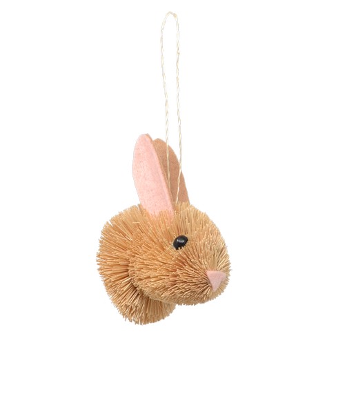Bunny Bauble Brushart Ornament