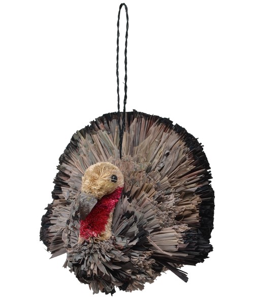 Turkey Brushart Ornament