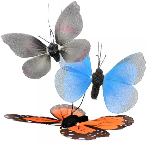 Butterfly Assorted Brushart Ornament