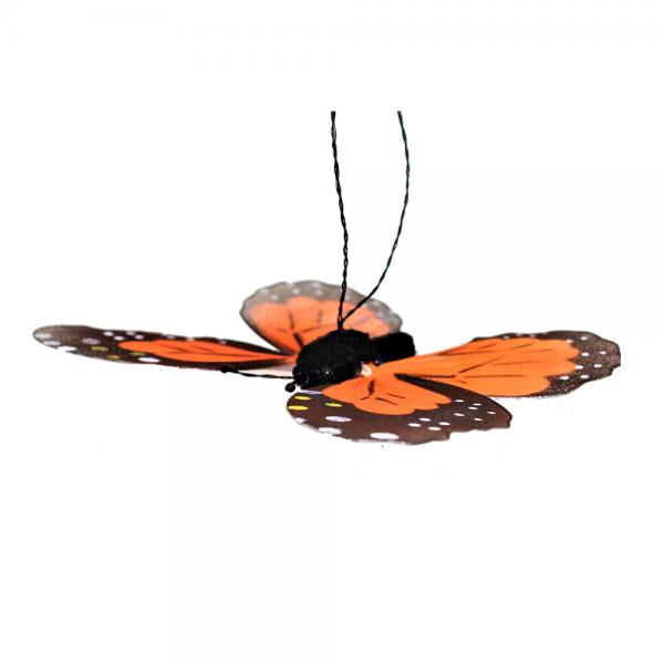 Monarch Butterfly Brushart Ornament