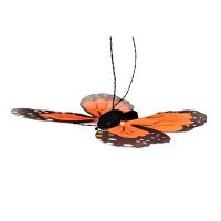 Monarch Butterfly Brushart Ornament-BRUSHOR111M