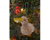 Pelican Brushart Ornament-BRUSHOR115