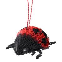Ladybug Brushart Ornament-BRUSHOR13