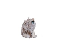 Frosted Polar Bear Brushart Ornament-BRUSHOR16F
