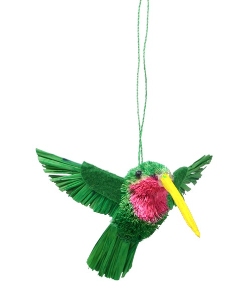 Hummingbird Brushart Ornament