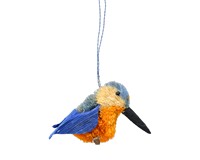 Kingfisher Brushart Ornament-BRUSHOR27K