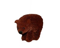 Brown Bear Brushart Ornament-BRUSHOR33
