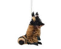 Raccoon Brushart Ornament-BRUSHOR38