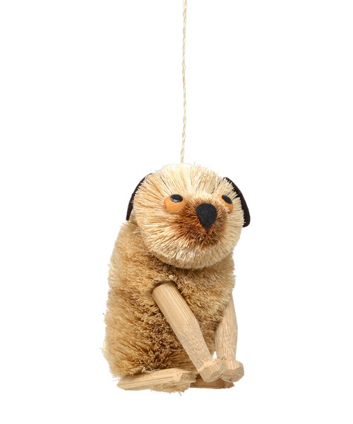 Pug Brushart Ornament