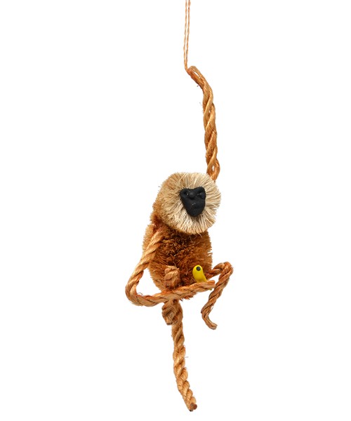 Spider Monkey Brushart Ornament