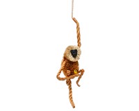 Spider Monkey Brushart Ornament-BRUSHOR66