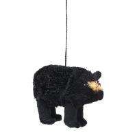 Black Bear Brushart Ornament-BRUSHOR71
